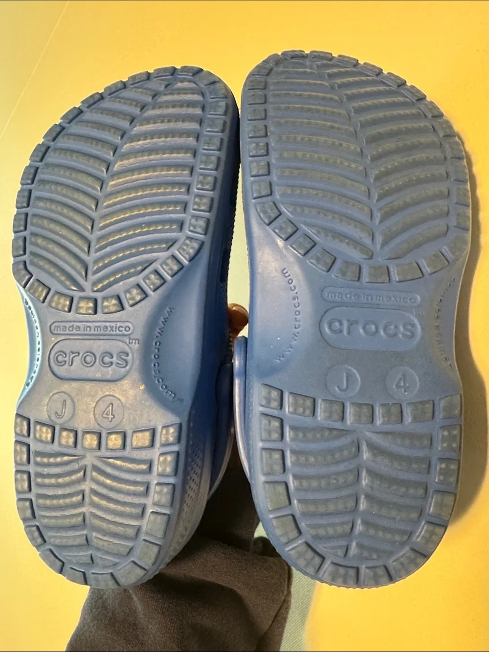 CROCS Kids Classic Foam Clogs in Bright Blue